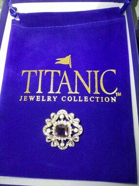 JTV Titanic Jewelry Collection Lucile Carter's Exquisite Brooch Pendant Pin